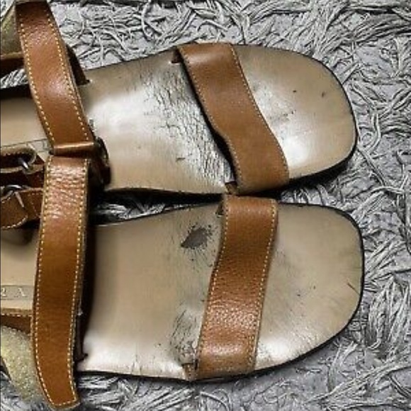 - PRADA Leather Open-Toe Adjustable Strap C Men's Sandals US. - Picture 2 of 7